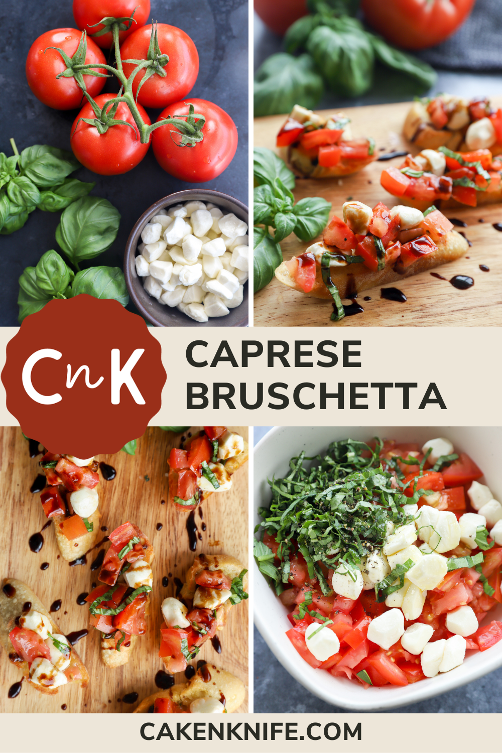 Caprese Bruschetta | Cake 'n Knife