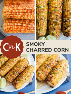 Charred Blackened Corn Pinterest Photo