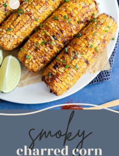 Charred Blackened Corn Pinterest Picture