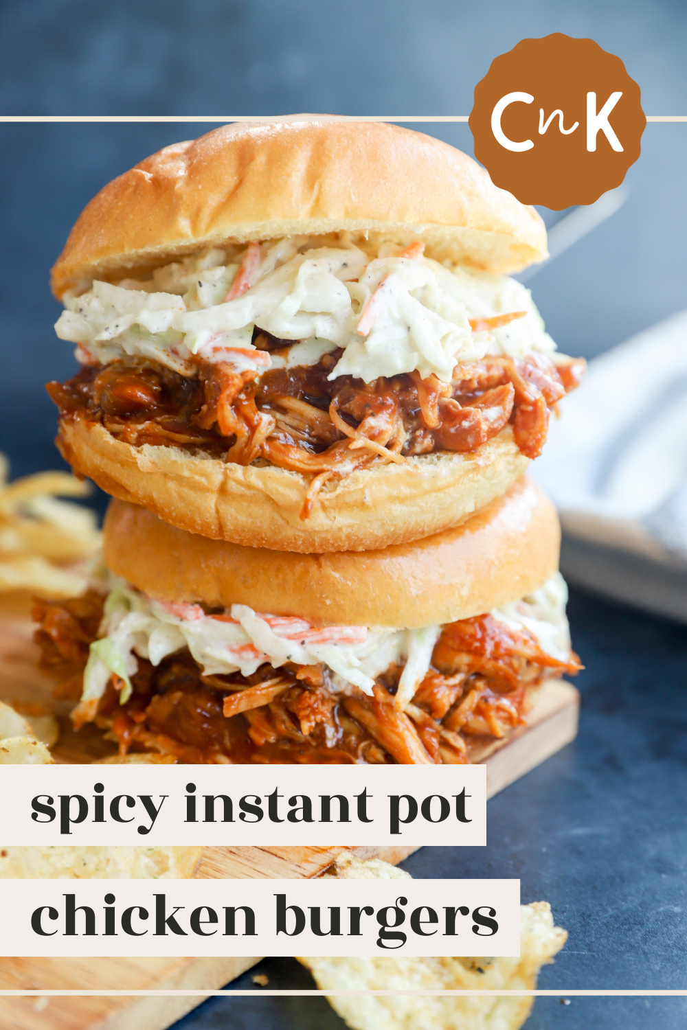 Spicy pulled chicken burgers pinterest photo