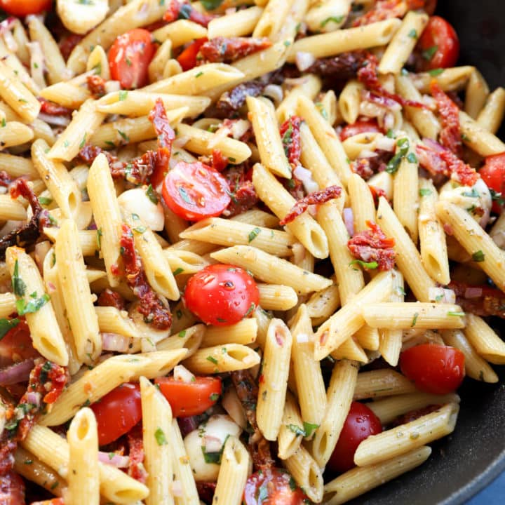 pasta salad recipe with sun dried tomatoes