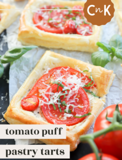 Tomato puff pastry tarts pinterest photo