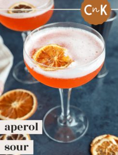 Aperol sour pinterest image
