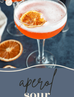 Aperol sour pinterest graphic