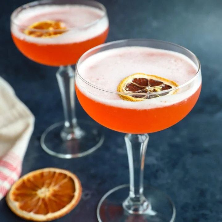 Aperol Sour cocktail photo