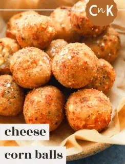 Cheese corn balls Pin picture