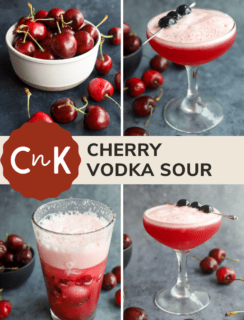 Cherry Vodka Sour Pinterest Picture