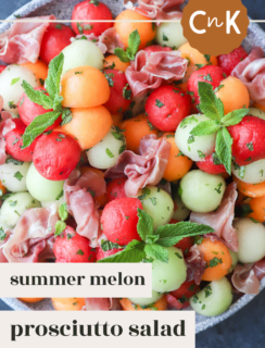 Melon Prosciutto Salad Pin Graphic