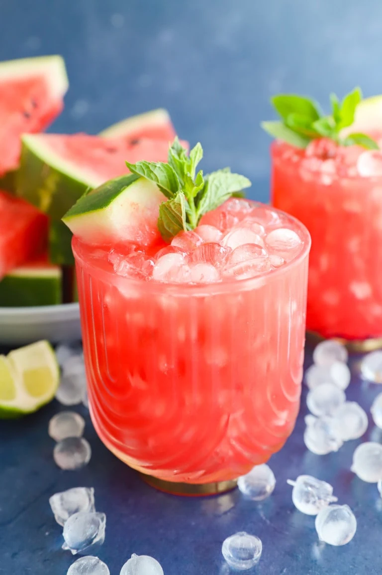 Picture of glasses with pink cocktails