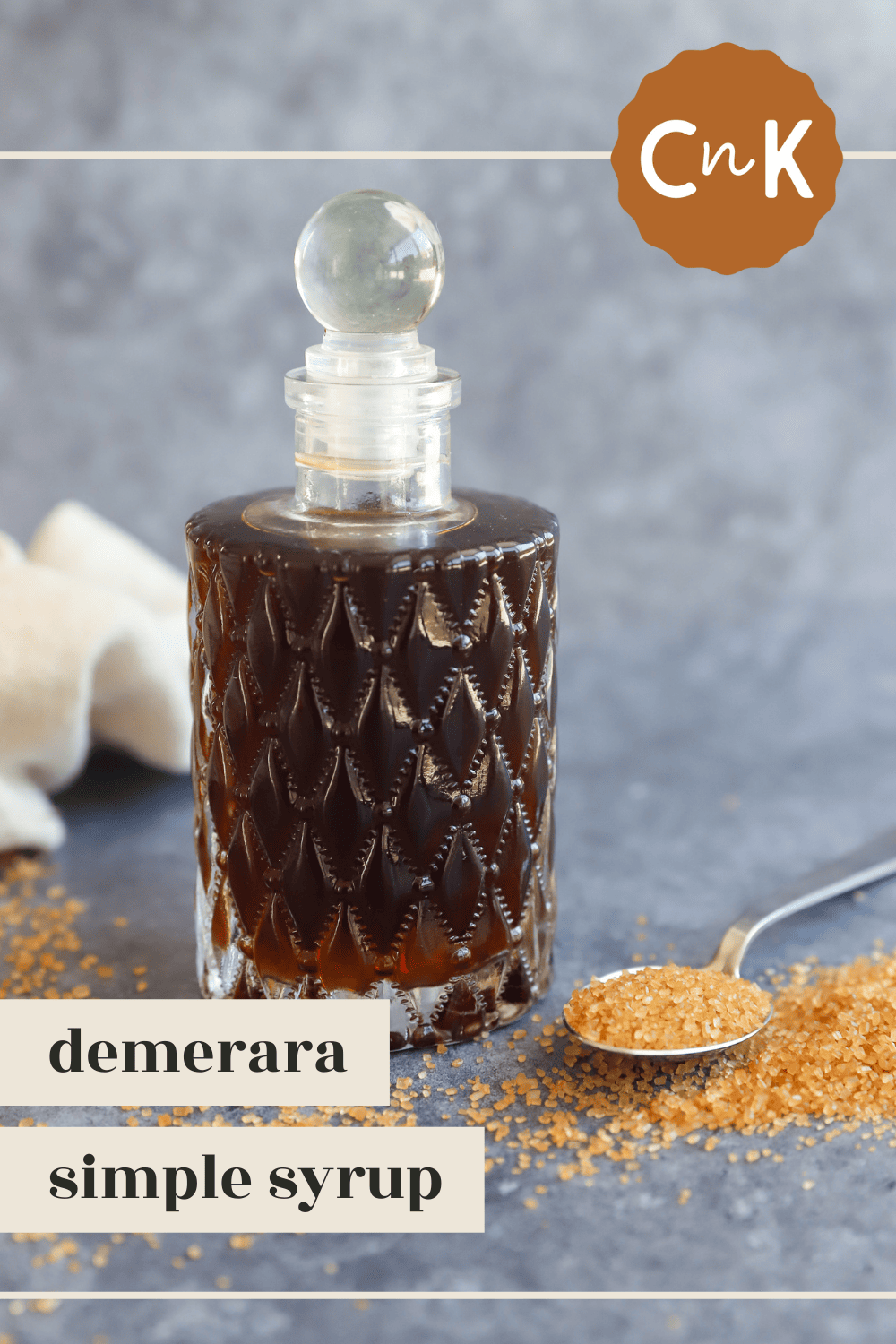 Demerara Simple Syrup Cake 'n Knife