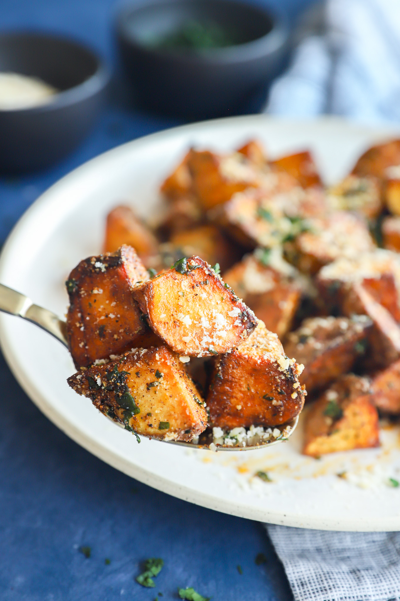 Image of easy latin side dish on spoon