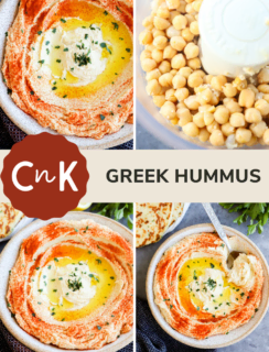 Greek Hummus Pinterest image