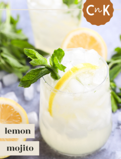 Lemon Mojito Pinterest image