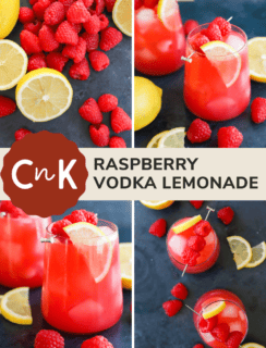 Raspberry Vodka Lemonade Pinterest picture