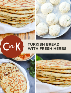 Turkish bread pinterest graphic