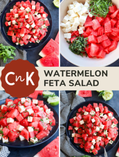 Watermelon Feta Salad Pinterest Graphic