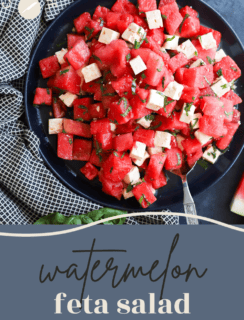 Watermelon Feta Salad Pinterest Photo