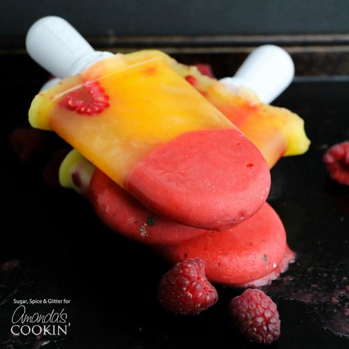 Mango Limoncello Popsicles