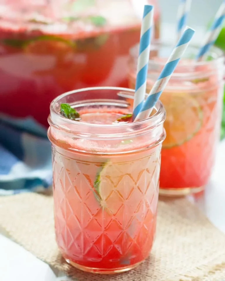 watermelon mint sangria recipe