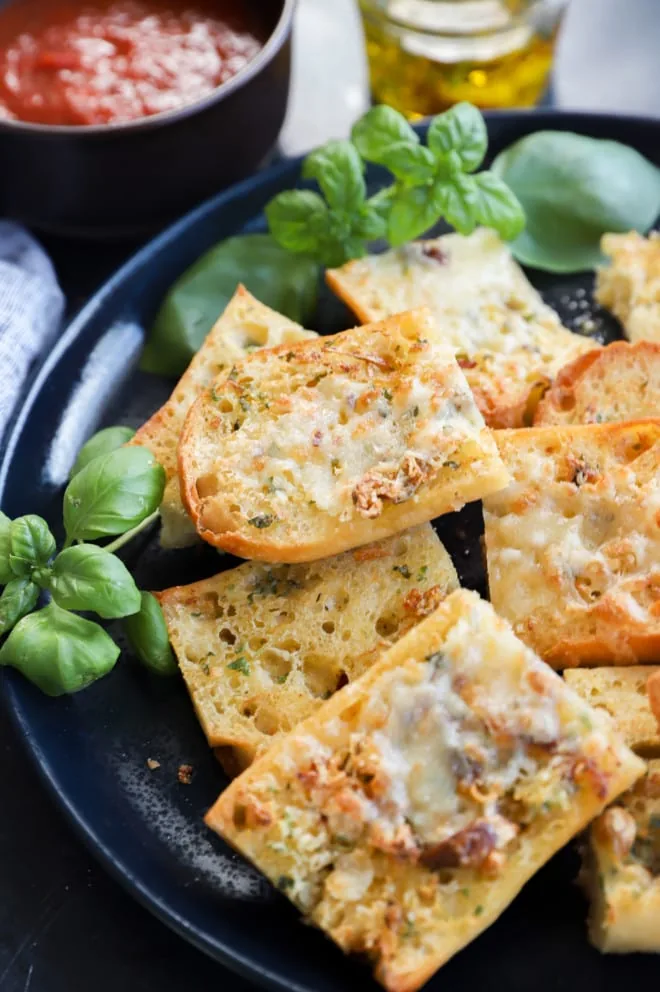 Image of roasted garlic bread