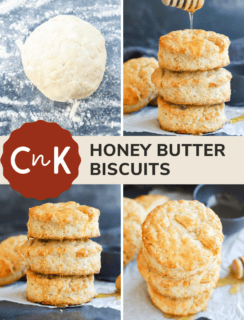 Honey Butter Biscuits Pinterest Graphic