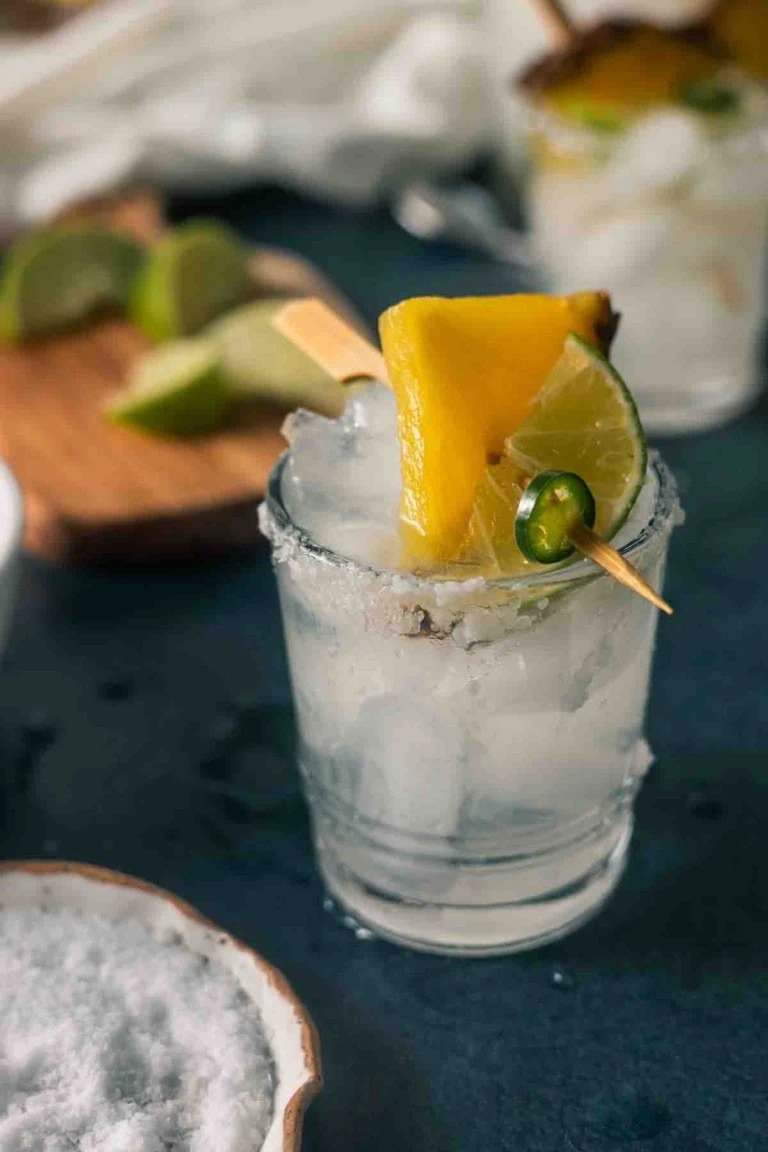 smoked mezcal margarita