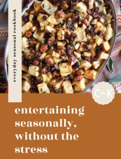 Everyday Seasonal cookbook pinterest graphic