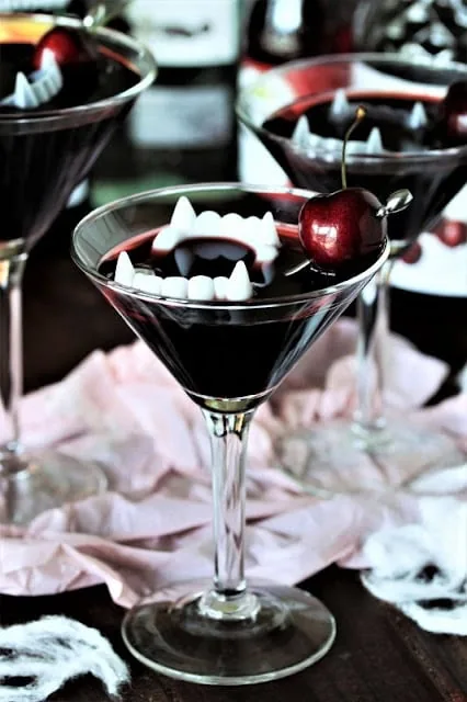 Draculas Blood Halloween Cocktail