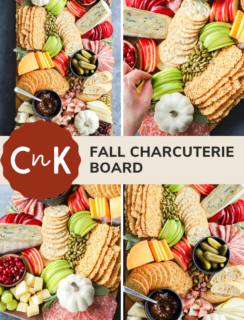 Fall charcuterie board pinterest image