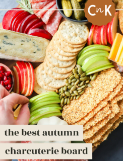 Fall charcuterie board pinterest picture