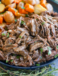 Gravy beef with vegetables