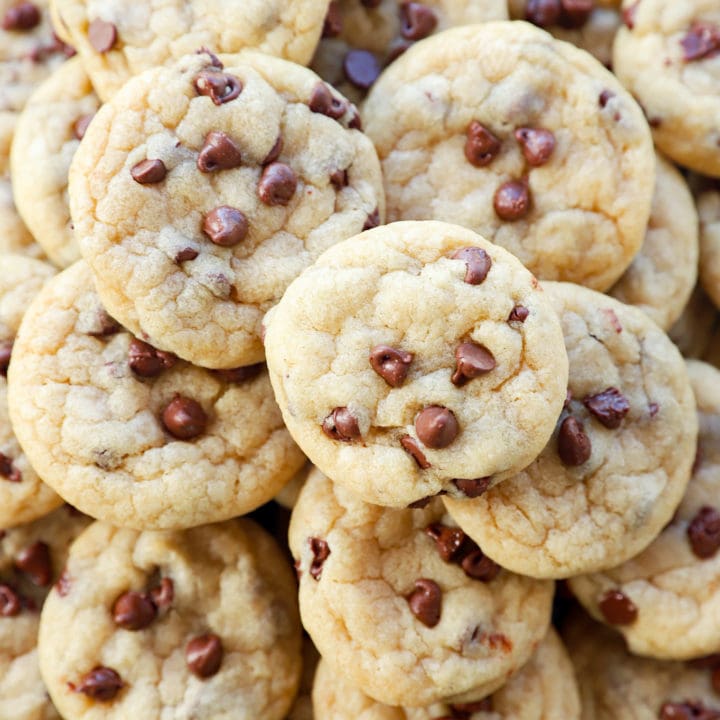 plate of tiny baked goods