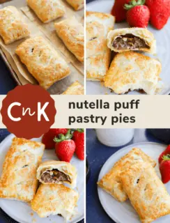 Nutella Puff Pastry Pies Pinterest Graphic