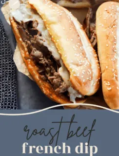 French dip sandwich Pinterest picture