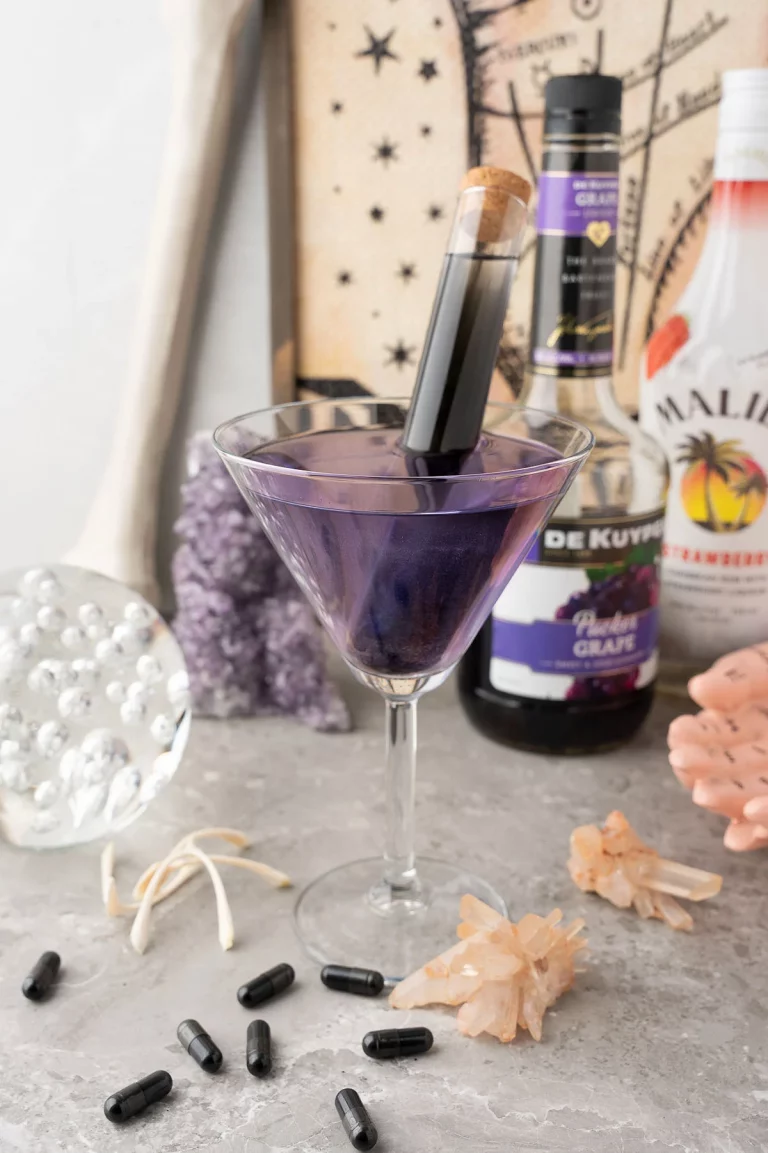 Black Magic Rum Halloween Cocktail