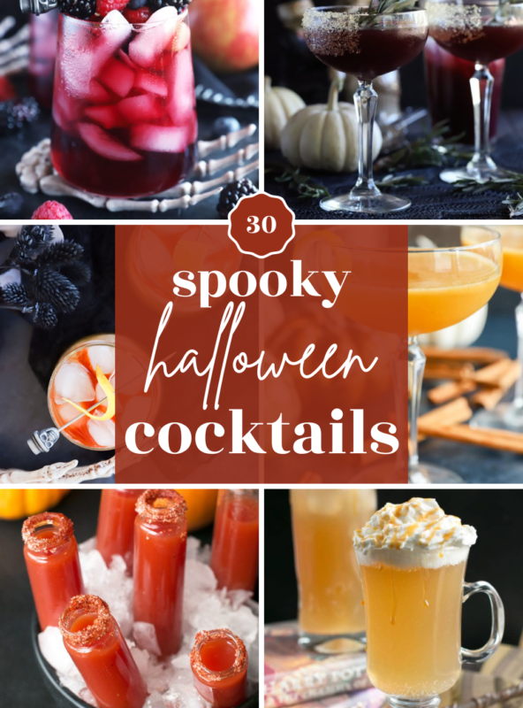 Halloween Cocktails Pinterest Image