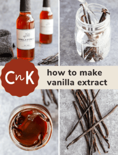 homemade vanilla extract pinterest graphic