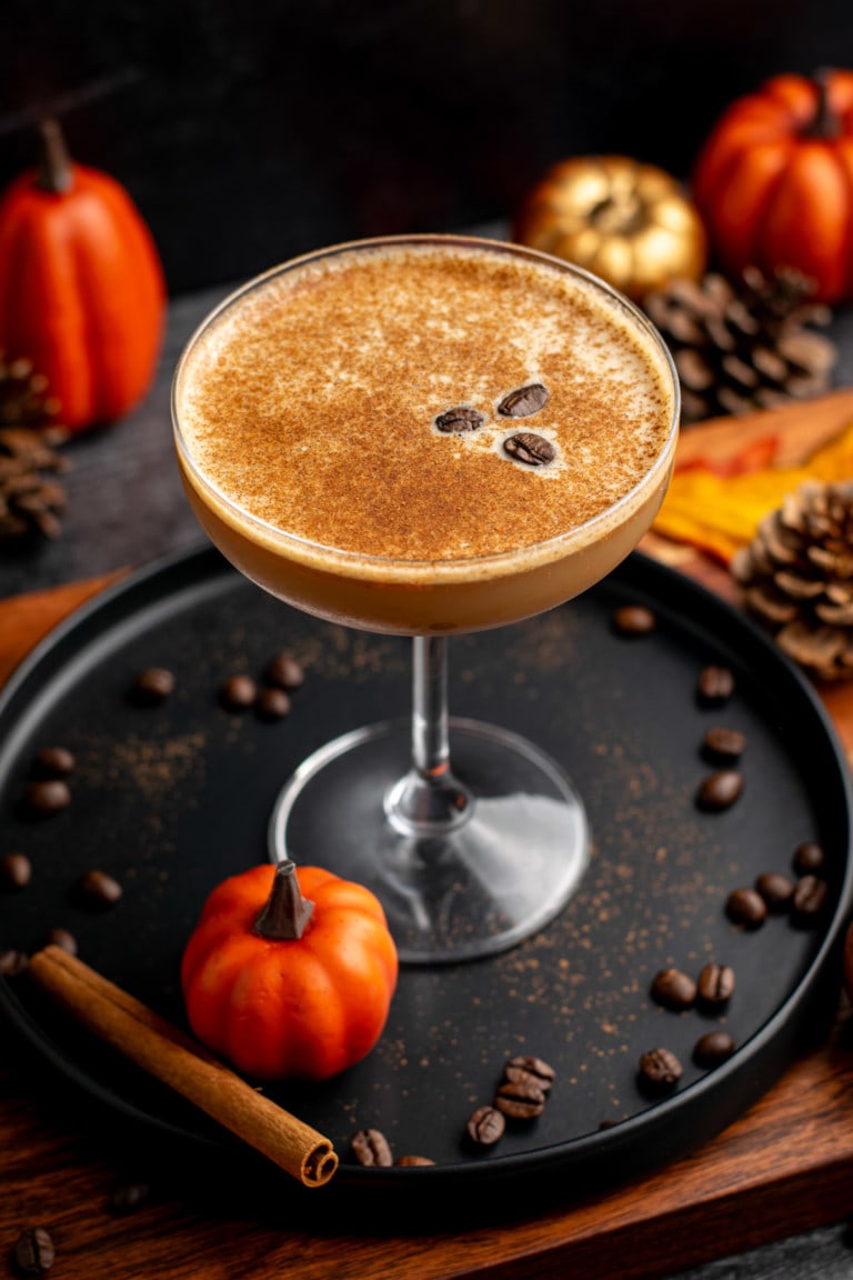 pumpkin spice espresso martini