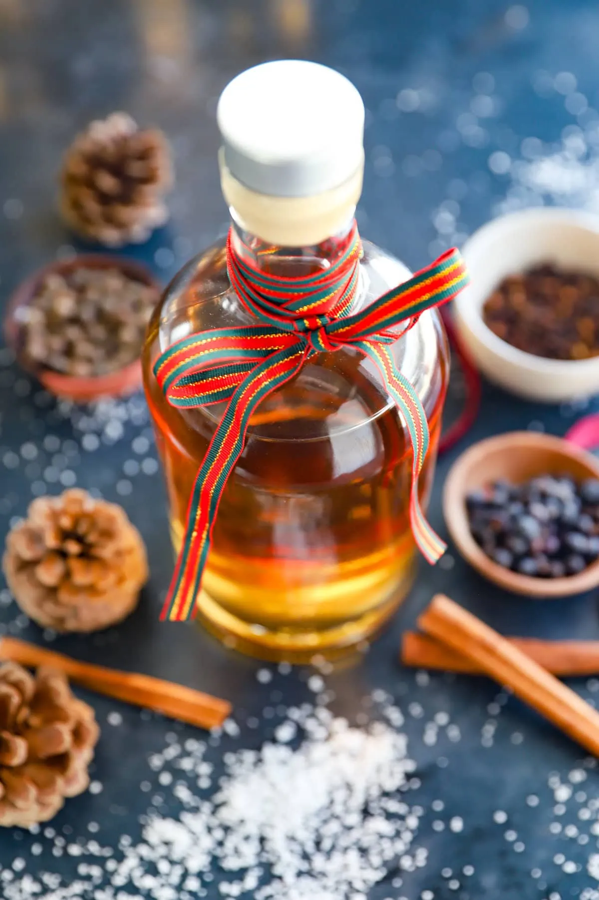 Holiday gift of infused alcohol