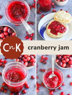Cranberry jam Pinterest picture