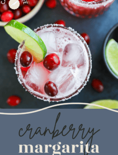 Cranberry Margarita Pinterest image