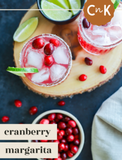 Cranberry Margarita Pinterest photo