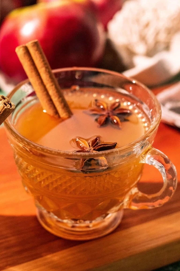 apple cider hot toddy