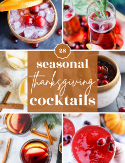Thanksgiving cocktails pinterest image