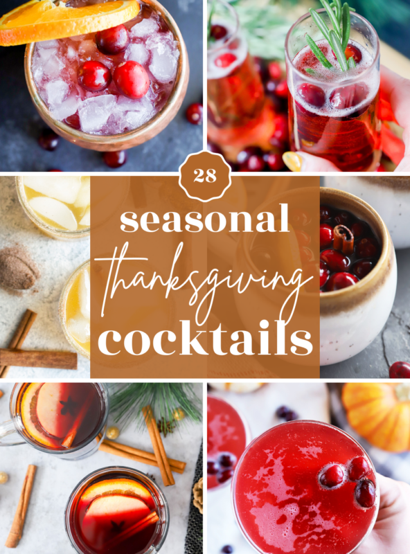 Thanksgiving cocktails pinterest image