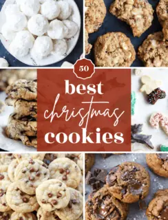 the best christmas cookies recipes pinterest graphic