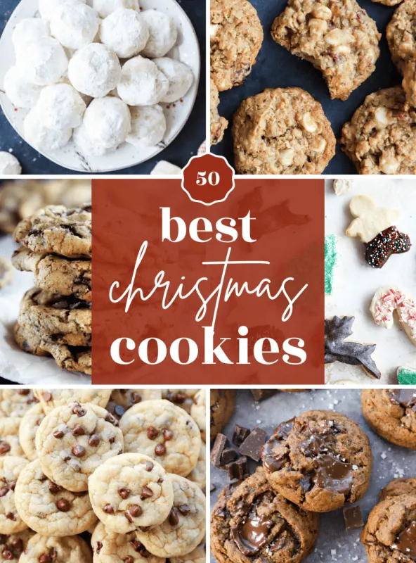 the best christmas cookies recipes pinterest graphic