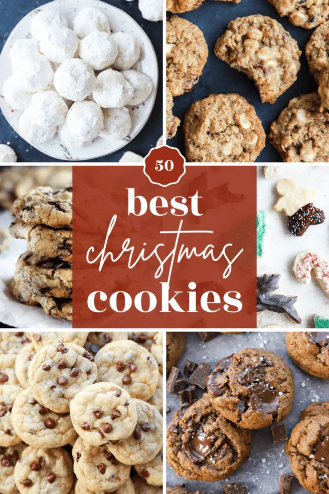 the best christmas cookies recipes pinterest graphic