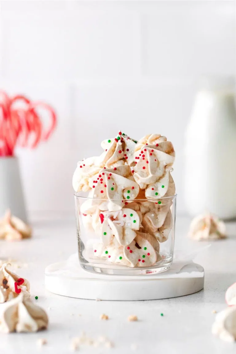 peppermint meringues