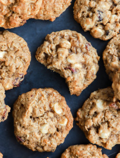 Image of holiday treats with a bite taken out of it